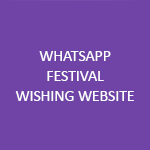 Whata app festival wishing website, create Whatsapp festival wishig website
